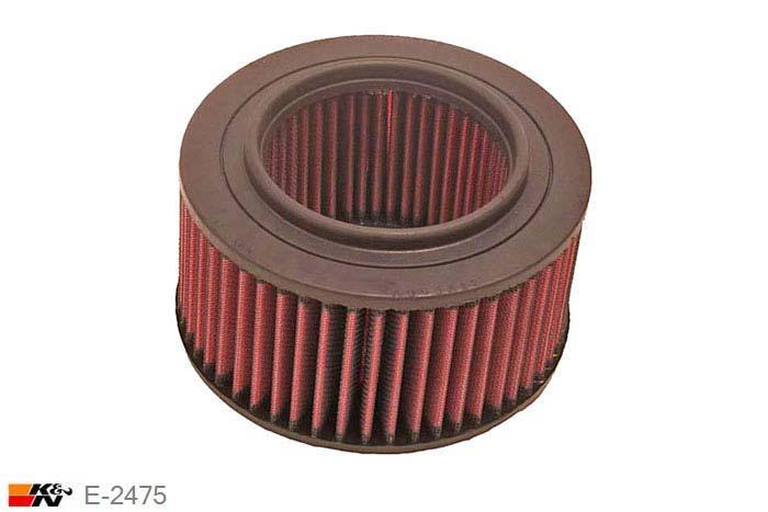 E-2475 K&N Luchtfilter Buitendiameter 165 mm , Binnendiameter 102 mm , Hoogte 102 mm, VW Transporter 2.1 Jetronic, 95/112PK, 1984-1991