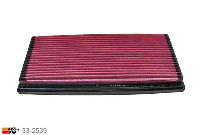 33-2539 K&N Luchtfilter Lengte 322 mm, Breedte 152 mm, Citroen C5 1.8 16V, 115PK, 1/2001-10/2004