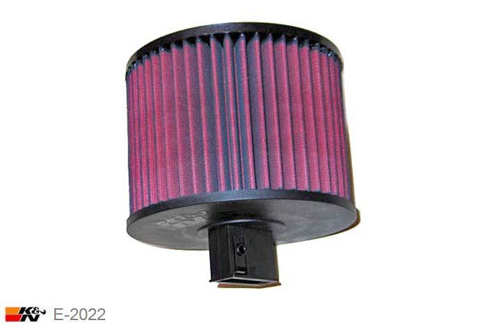 E-2022 K&N Luchtfilter Buitendiameter 175 mm , Binnendiameter 173 mm , Hoogte 135 mm, BMW 125i 3.0, 218PK, 2008-2011