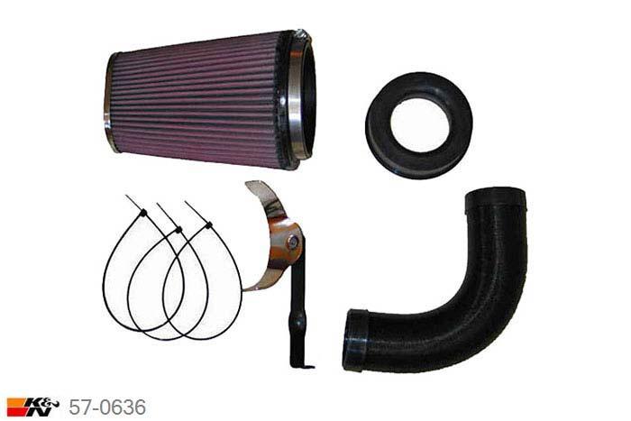 57-0636, K&N 57i Kit, Opel Vectra C, 2.0 Turbo, 175PK, 2003-2009