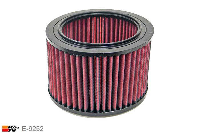 E-9252 K&N Luchtfilter Buitendiameter 175 mm , Binnendiameter 124 mm , Hoogte 123 mm, Citroen Berlingo 1.8 Diesel, 60PK, 1996