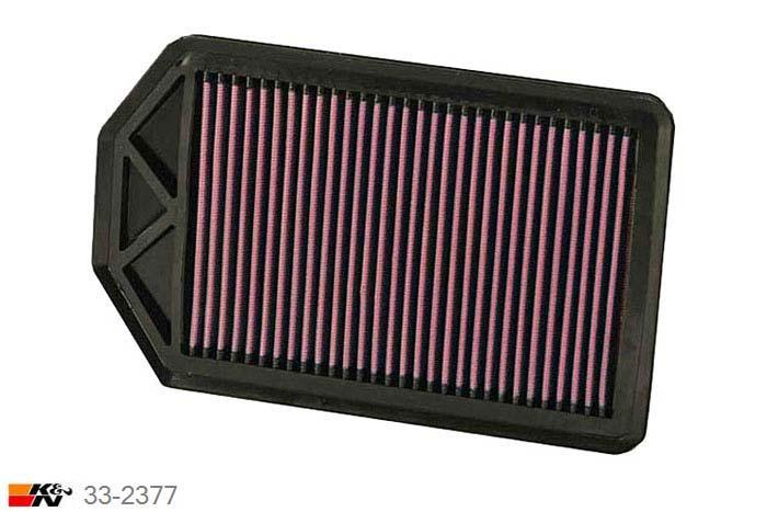 33-2377 K&N Luchtfilter, Honda CR-V 2.4 DOHC, 2007-2009