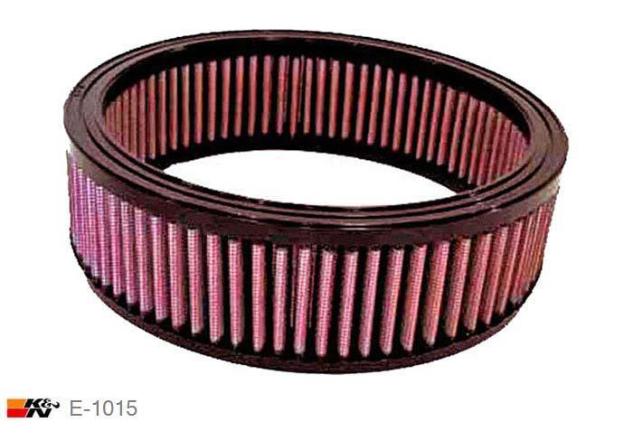 E-1015 K&N Luchtfilter Buitendiameter 203 mm , Binnendiameter 171 mm , Hoogte 62 mm, Alfa Romeo 33 1.2, 75PK, 1983-1990