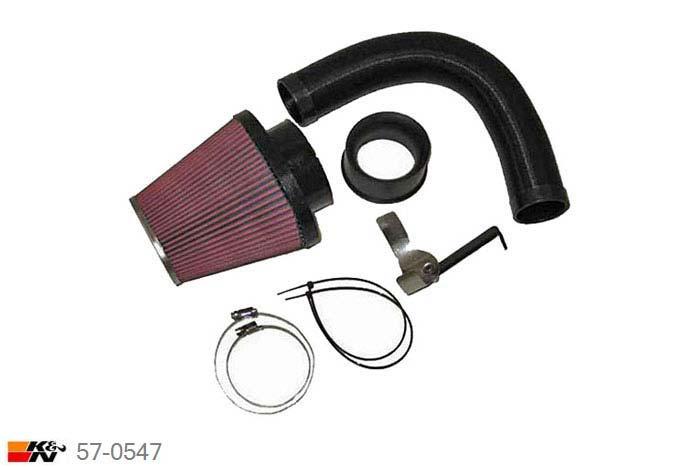57-0547, K&N 57i Kit, Volvo S70, 2.3, 240/250PK, 1996-2/2000, Turbo T5, excl. USA modellen
