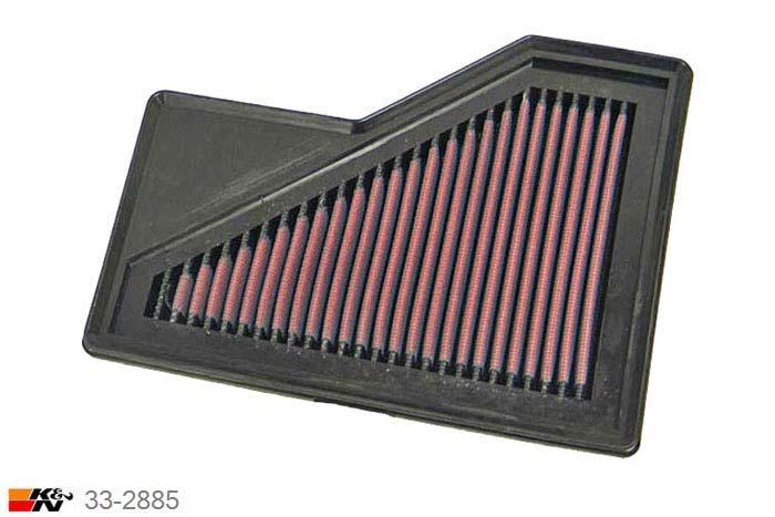 33-2885 K&N Luchtfilter, Mini Cooper 1.6 handgeschakeld, 7/2004-2008