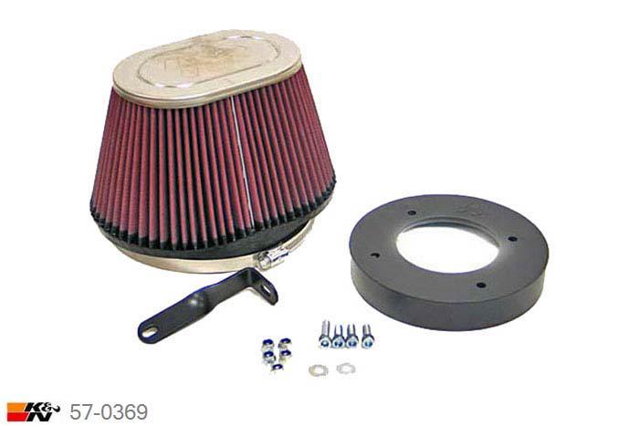 57-0369, K&N 57i Kit, Nissan 200SX, 2.0, 200PK, 10/1996-2000, S14 Turbo/kat./16V