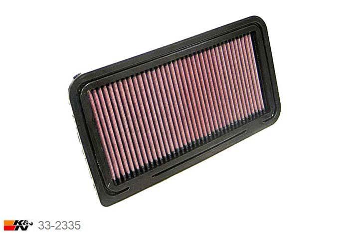 33-2335 K&N Luchtfilter Lengte 303 mm, Breedte 160 mm, Mazda MX5 1.8, 8/2005-2015