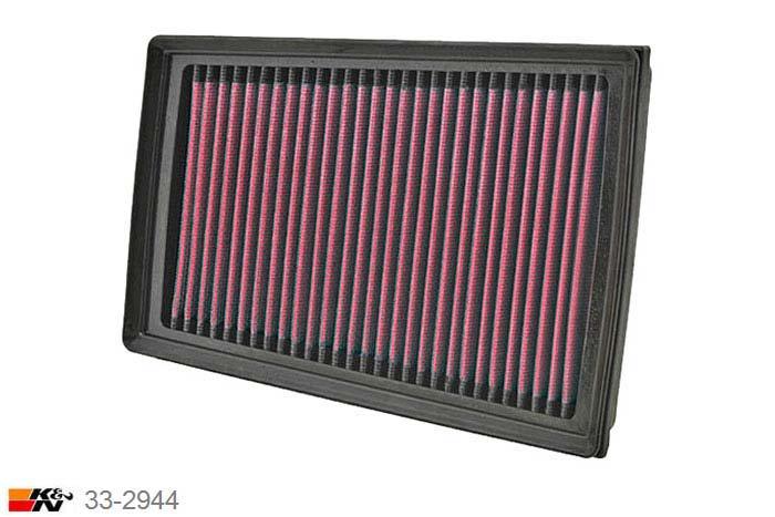 33-2944 K&N Luchtfilter, Nissan Qashqai 1.6, 2007-2013