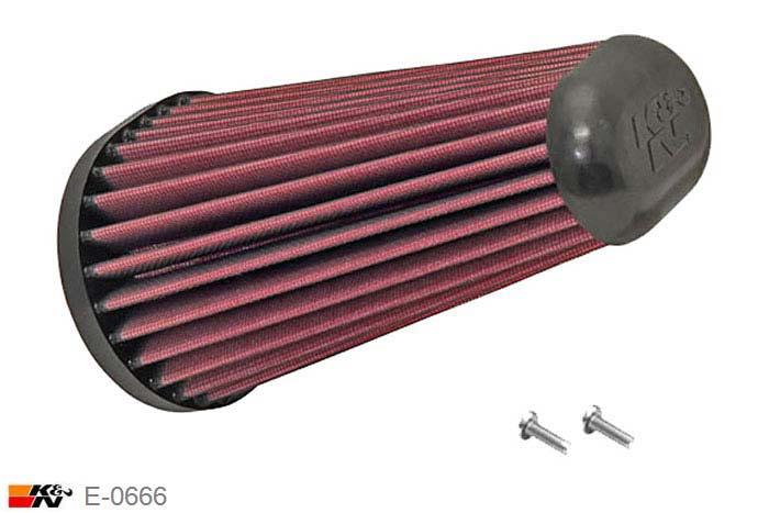 E-0666 K&N Luchtfilter, Porsche Boxster 2.7 2 stuks nodig, 2013-2015