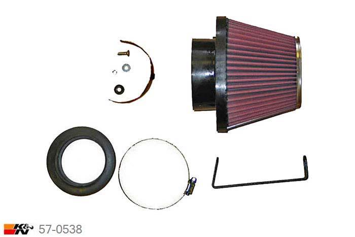 57-0538, K&N 57i Kit, BMW 316i, 1.8, 115/142PK, 2001-2004, E46