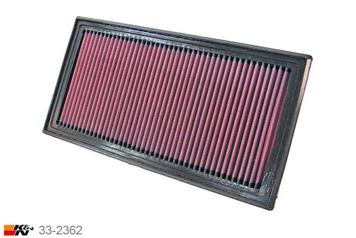 33-2362 K&N Luchtfilter Lengte 330 mm, Breedte 171 mm, Jeep Patriot 2.0, 2007-2010