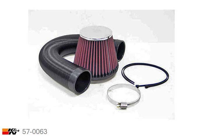 57-0063, K&N 57i Kit, Toyota MR2, 1.6, 116/124PK, 1987-1990, 16V filterkast in de motorruimte
