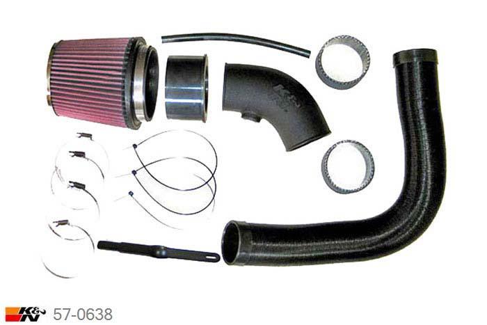57-0638, K&N 57i Kit, BMW 116i, 1.6, 115/122PK, 2004-2007, 16V DOHC
