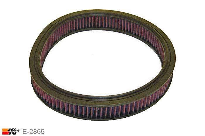 E-2865 K&N Luchtfilter Buitendiameter 330 mm , Binnendiameter 283 mm , Hoogte 59 mm, Mercedes 190 2.0 W201 E, 90/105/118/122PK, 1983-9/88