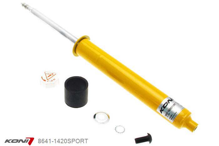 8641-1420SPORT, Koni Sport schokdemper Vooras, Toyota MR2 Spyder 1.8-16V (ZZW30), 2000-2004, alleen voor originele veerpoten, Demping instelbaar  d.m.v. stelknop, Standaard lengte , verlaging tot max. -40mm