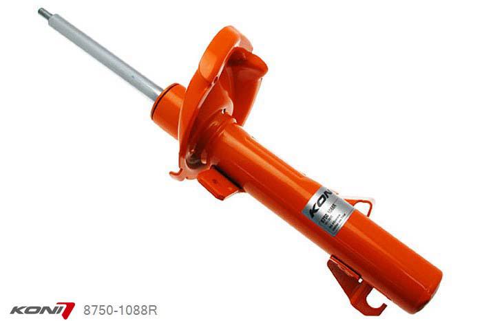 8750-1088R, Koni STR.T schokdemper Vooras rechts, Ford ST2.5 10/2005-2011, , Standaard lengte , verlaging tot max. -40mm
