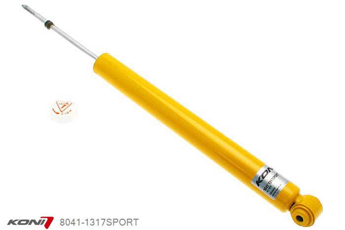 8041-1317SPORT, Koni Sport schokdemper Vooras, Mercedes Sedan, excl. 4-Matic, 06/1995-2002, Avantgarde versies: alleen KONI Sport (1 slag afstellen), Demping instelbaar  d.m.v. stelknop, Standaard lengte , verlaging tot max. -40mm