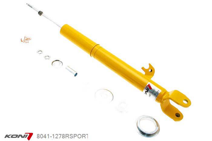 8041-1278RSPORT, Koni Sport schokdemper Vooras rechts, Honda S2000 Roadster, 1999-2008, alleen voor Showa dempers, Demping instelbaar  d.m.v. stelknop, Standaard lengte , verlaging tot max. -40mm