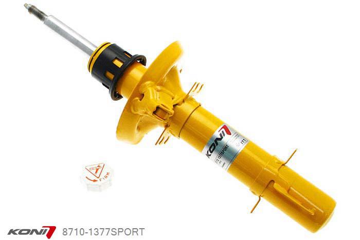8710-1377SPORT, Koni Sport schokdemper Vooras, Audi TT (8N) Roadster Quattro, 1998-09/2006, Quattro, Demping instelbaar  d.m.v. stelknop, Standaard lengte , verlaging tot max. -40mm