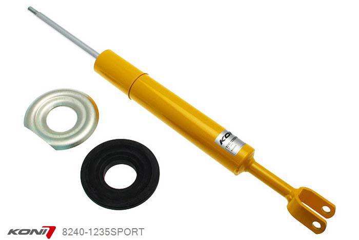 8240-1235SPORT, Koni Sport schokdemper Vooras, Audi S/RS S4 (B6 en B7, 8E) Sedan, Avant 4.2 V8 Quattro, 2003-2007, Demping instelbaar, alleen voor montage (in uitgebouwde toestand), Standaard lengte , verlaging tot max. -40mm
