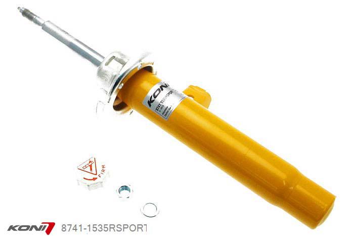 8741-1535RSPORT, Koni Sport schokdemper Vooras rechts, BMW (E90 en E91 en E92) xi en xd en xDrive, 2005-2012, incl. M-Technik, Demping instelbaar  d.m.v. stelknop, Standaard lengte , verlaging tot max. -40mm