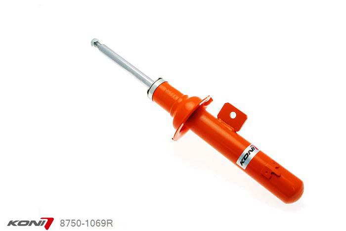 8750-1069R, Koni STR.T schokdemper Vooras rechts, Peugeot 406 Break 1997-2004, excl. electr. afstelbaar demper systeem, Voor: alleen voor originele veerpoten, , Standaard lengte , verlaging tot max. -40mm
