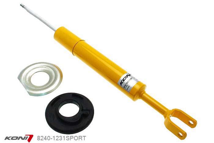 8240-1231SPORT, Koni Sport schokdemper Achteras, BMW Hatchback, Coupe, Cabrio, 09/2004-2011, 116i, 118i, 120i, 125i, 130i, 135i, 116d, 118d, 120d, 123d, excl. M Coupe, Demping instelbaar, alleen voor montage (in uitgebouwde toestand), Standaard lengte , verlaging tot max. -40mm