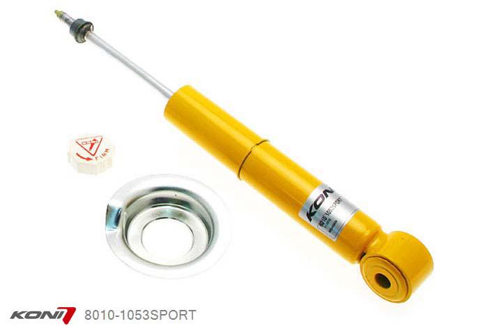 8010-1053SPORT, Koni Sport schokdemper Achteras, Subaru Legacy (Liberty) 2.0, 3.0, 3.0R incl. GT Wagon, 2005-2009, Demping instelbaar  d.m.v. stelknop, Standaard lengte , verlaging tot max. -40mm