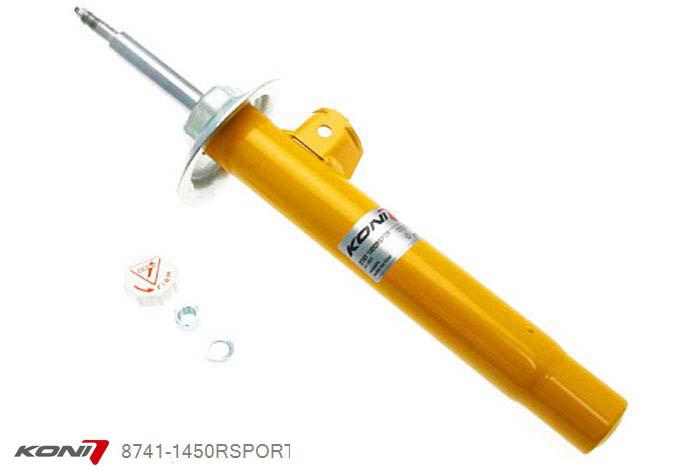 8741-1450RSPORT, Koni Sport schokdemper Vooras rechts, BMW Z 4 Coupe (E86) 3.0si, excl. M Coupe, 2006-2009, Demping instelbaar  d.m.v. stelknop, Standaard lengte , verlaging tot max. -40mm