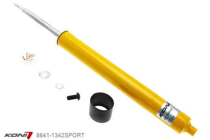 8641-1342SPORT, Koni Sport schokdemper Vooras, BMW E36 3.0, 03/1993-1999, Voor: alleen voor originele veerpoten, Demping instelbaar  d.m.v. stelknop, Standaard lengte , verlaging tot max. -40mm