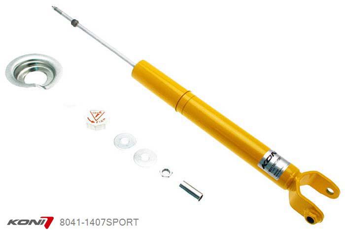 8041-1407SPORT, Koni Sport schokdemper Achteras, Honda Sedan, 2008-2014, 2.0i, 2.4i, 2.2i-DTEC, Demping instelbaar  d.m.v. stelknop, Standaard lengte , verlaging tot max. -40mm
