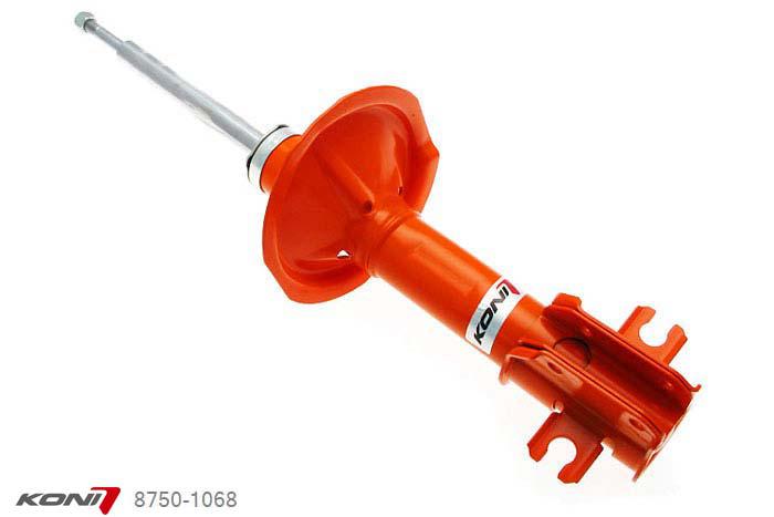 8750-1068, Koni STR.T schokdemper Vooras, Fiat Punto 85, 90, 1.4 GT Turbo, 1.7TD 09/1993-06/1999, , Standaard lengte , verlaging tot max. -40mm