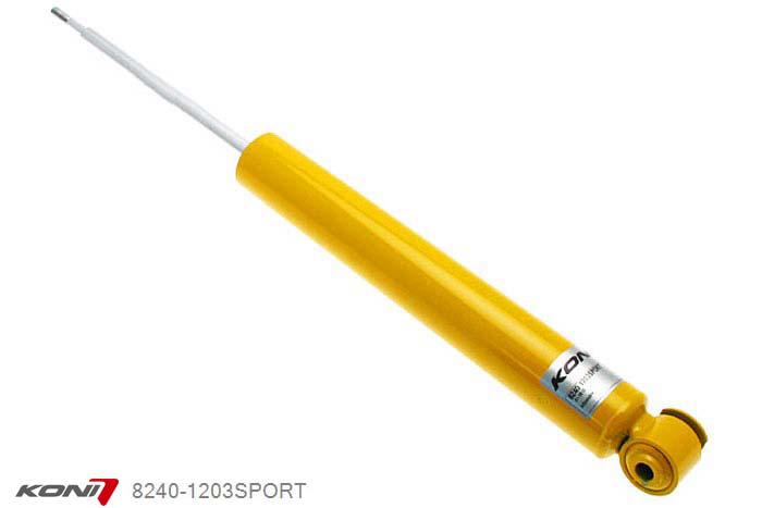 8240-1203SPORT, Koni Sport schokdemper Achteras, BMW E46, 2000-2006, Demping instelbaar, alleen voor montage (in uitgebouwde toestand), Standaard lengte , verlaging tot max. -40mm