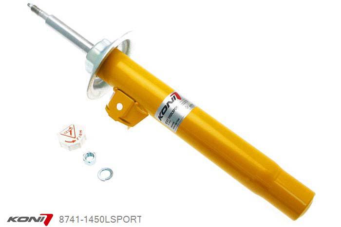 8741-1450LSPORT, Koni Sport schokdemper Vooras links, BMW Z 4 Coupe (E86) 3.0si, excl. M Coupe, 2006-2009, Demping instelbaar  d.m.v. stelknop, Standaard lengte , verlaging tot max. -40mm
