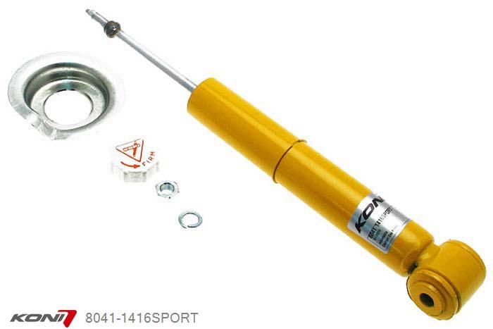 8041-1416SPORT, Koni Sport schokdemper Achteras, Subaru BRZ, 2012-2015, 2.0 200pk, Demping instelbaar  d.m.v. stelknop, Standaard lengte , verlaging tot max. -40mm