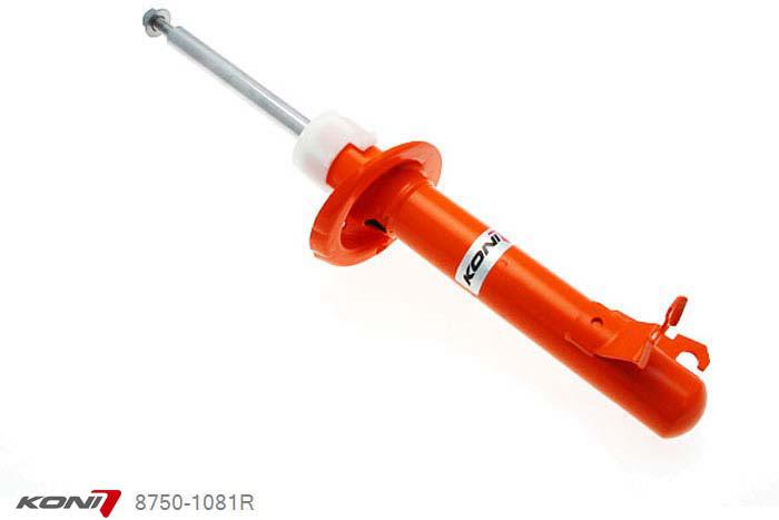 8750-1081R, Koni STR.T schokdemper Vooras rechts, Ford Fiesta 04/2002-2008, , Standaard lengte , verlaging tot max. -40mm