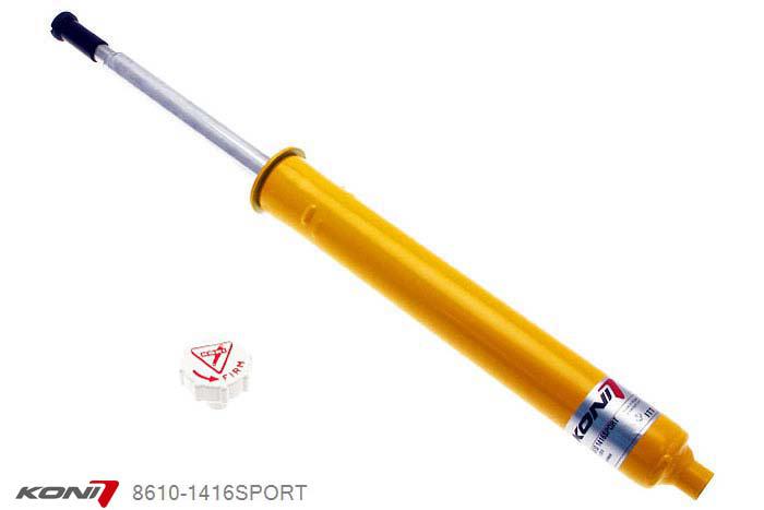 8610-1416SPORT, Koni Sport schokdemper Vooras, Toyota Verso (CDE120) 2.0-16V TD, 2002-2008, made in Japan, Voor: alleen voor originele veerpoten, Demping instelbaar  d.m.v. stelknop, Standaard lengte , verlaging tot max. -40mm
