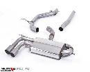 SSXAU574, Audi A3 2.0 TDI 140bhp 2WD 3 door non-DPF 2004-2012 Milltek, Cat-back system, Titanium Tips Twin 80mm GT80 Titanium, 2,75 inch, 69,85mm_image