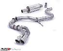 SSXAU358, Audi A3 2.0 TDI 150 MQB 2WD 2013- Milltek, Cat-back system, Resonated (quieter). Polished Tips. EC-Approved Twin 80mm GT80 Polished, 2,76 inch, 70mm_image