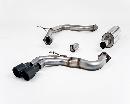 SSXAU564, Audi A3 2.0 TDI 150 MQB 2WD 2013- Milltek, Cat-back system, Resonated (quieter). Cerakote Black Tips. EC-Approved Twin 80mm GT80 Cerakote Black, 2,76 inch, 70mm_image