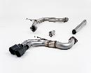 SSXAU565, Audi A3 2.0 TDI 150 MQB 2WD 2013- Milltek, Cat-back system, Non-resonated (louder). Cerakote Black Tips Twin 80mm GT80 Cerakote Black, 2,76 inch, 70mm_image