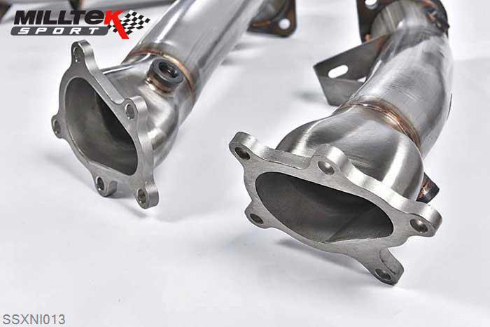 SSXNI013, Nissan GT-R R35 2009-2013 Milltek, Primary Catalyst Replacement Pipes, For motorsport use only and requires custom remap , 3 inch, 76,2mm