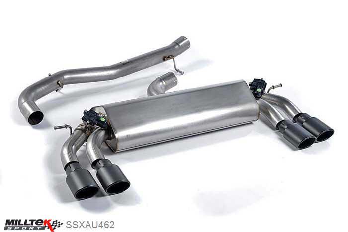 SSXAU462, Audi S/RS S8 4.0 TFSI quattro Tiptronic 2013- Milltek, Hi-Flow Sports Cats, Requires a Stage 2 ECU remap , 2,76 inch, 70mm