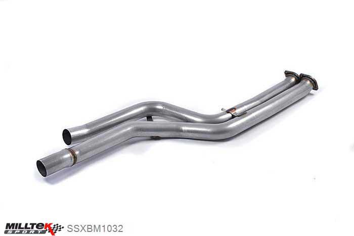 SSXBM1032, BMW 4 Series F82 M4 Coupe 2014- Milltek, Secondary Catalyst Bypass, Fit with Milltek Sport cat back only and either Milltek Sport or OE primary downpipes , 3 inch, 76,2mm