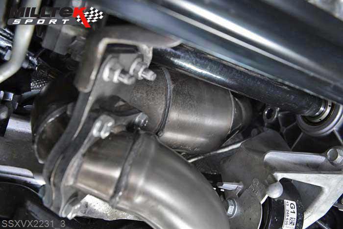 SSXVX2231, Opel Astra J Mk6 VXR 2012- Milltek, Large Bore Downpipe and Hi-Flow Sports Cat, Requires a stage 2 ECU remap , 3 inch, 76,2mm