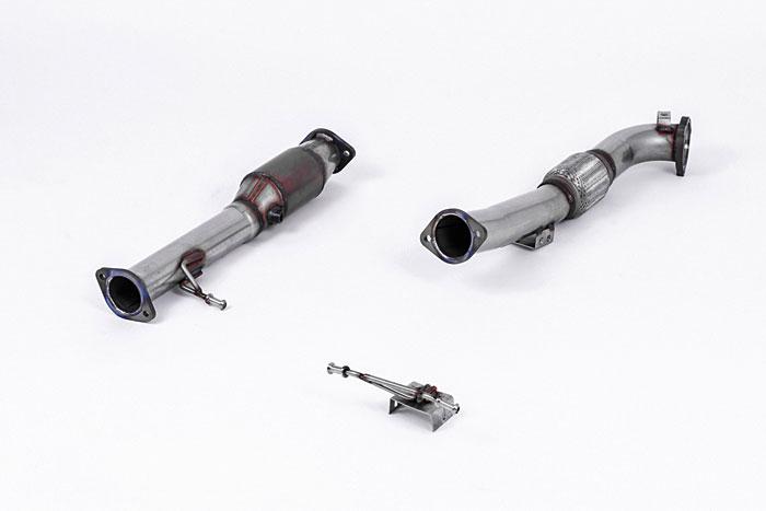 SSXFD168, Ford Focus Mk2 ST 225 2005-2010 Milltek, Large Bore Downpipe and Hi-Flow Sports Cat, For Fitment to 2.75 Cat Back Systems Only. Requires a stage 2 ECU remap , 3 inch, 76,2mm
