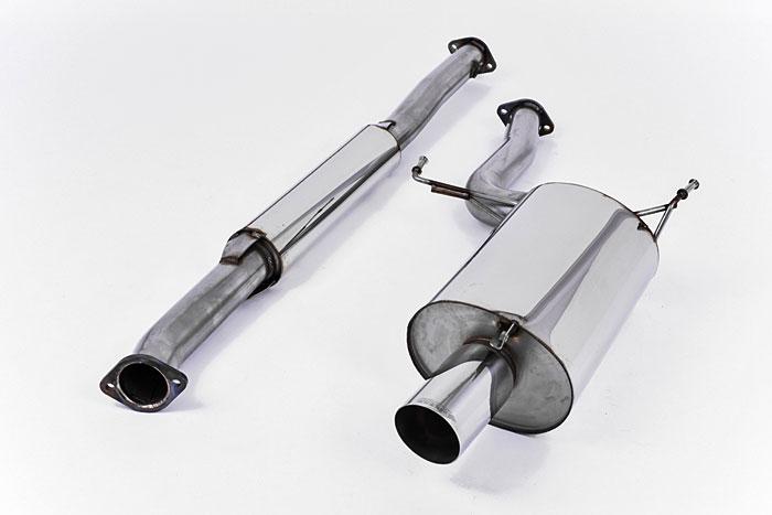 SSXMI007, Mitsubishi Lancer Evolution 7 / VII and Evo 8 / VIII 2.0 Turbo 2001-2005 Milltek, Cat-back system,  100mm Special, 3 inch, 76,2mm