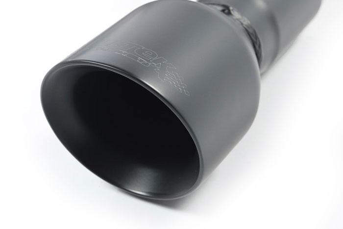 SSXVW223, VW Golf Mk6 GTD 2.0 TDI 170PS 2009-2013 Milltek, Turbo-back system with DPF-Delete, Requires a Stage 2 ECU remap. 3-inch GTi-style dual-outlet with matt-black trims. Also requires GTi lower spoiler (part no. 5K6807521H9B9) and Towing Eye Cover (part no. 5K6807441C9B9) from your local dealer. Dual 100mm GT100 Cerakote Black, 3 inch, 76,2mm