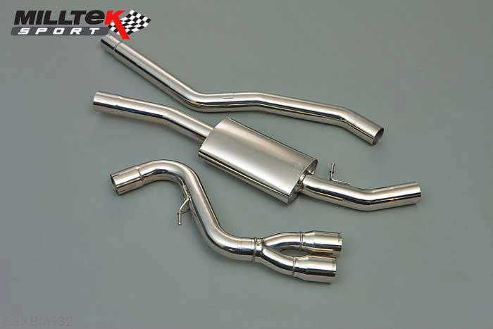 SSXBM932, BMW 1 Series 120d M Sport 3-door (E81) 2007-2012 Milltek, Cat-back system, Requires rear mounting brackets (Part numbers: 18 30 7 806 567 and 18 30 7 574 951) for the 123d model (available from your BMW dealer) Twin 76.2mm Special, 2,75 inch, 69,85mm