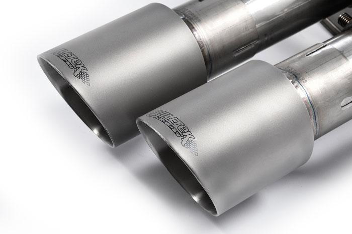 SSXCN106, Citroen DS3 1.6 THP 16V DSport 2010- Milltek, Cat-back system, Non-resonated (louder). Titanium Tips Twin 80mm GT80 Titanium, 2,5 inch, 63,5mm